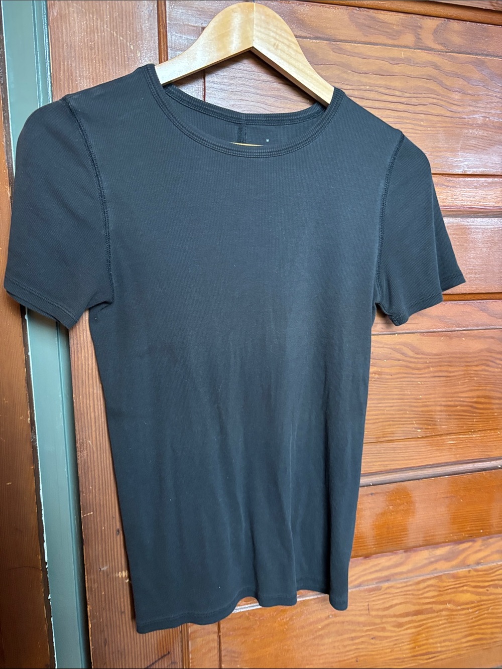 Black Everlane Pima Cotton Tee